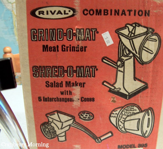 Cranberry Morning: Vintage Food Processor and Laundry Soap Recipe