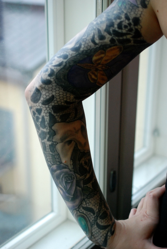 Bones And Lilies Tattoo Post with Bones, Lilies and Lace!