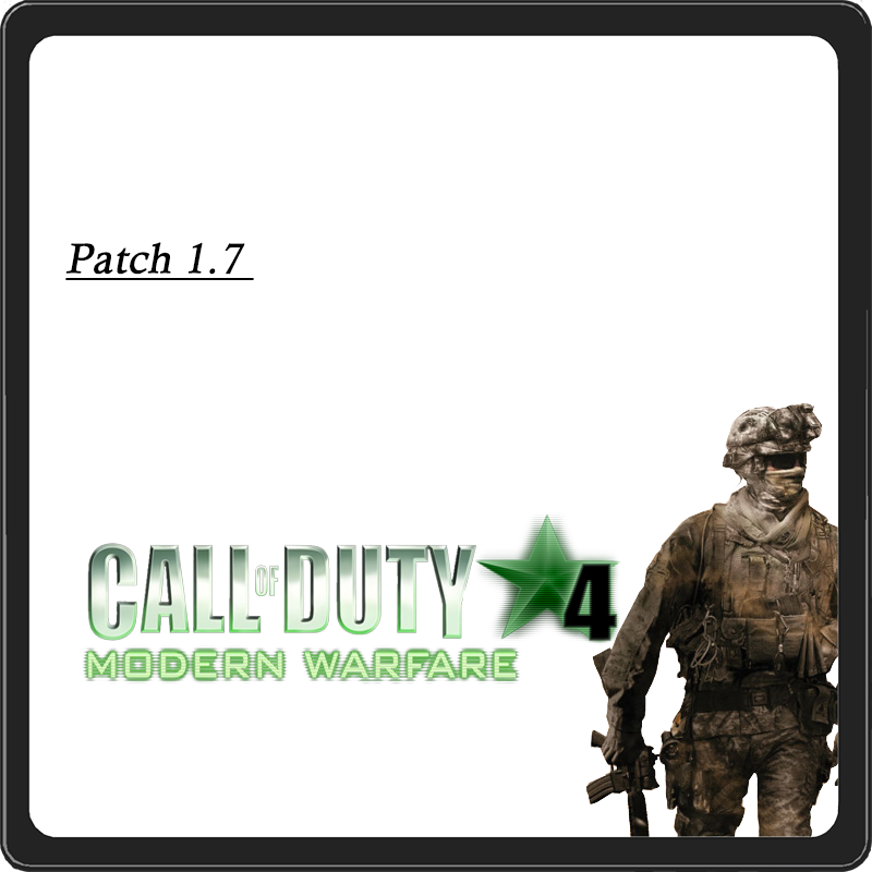 Call Of Duty 4 Modern Warfare V1.6 Patch