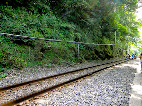 Shifen Railway Track Taiwan Travel