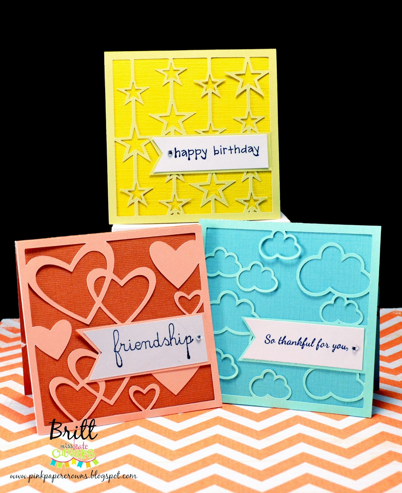 Miss Kate Cuttables Quick Note Cards Using Backgrounds!