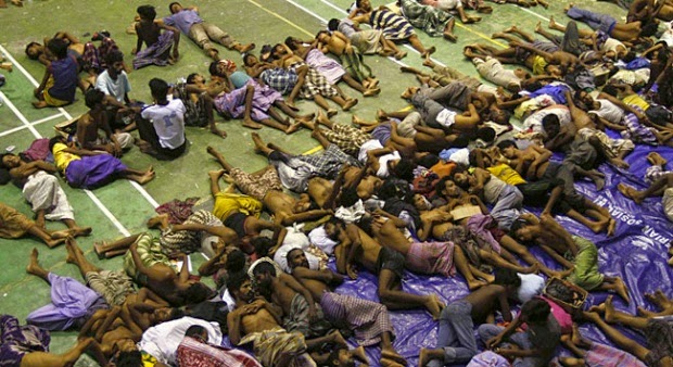 Kondisi tubuh pengungsi Rohingya sangat lemah