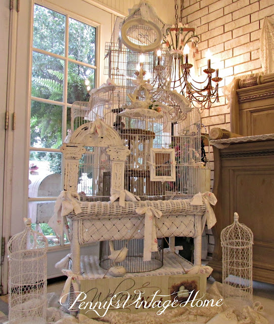 Penny's Vintage Home How to Display a Collection of Birdcages