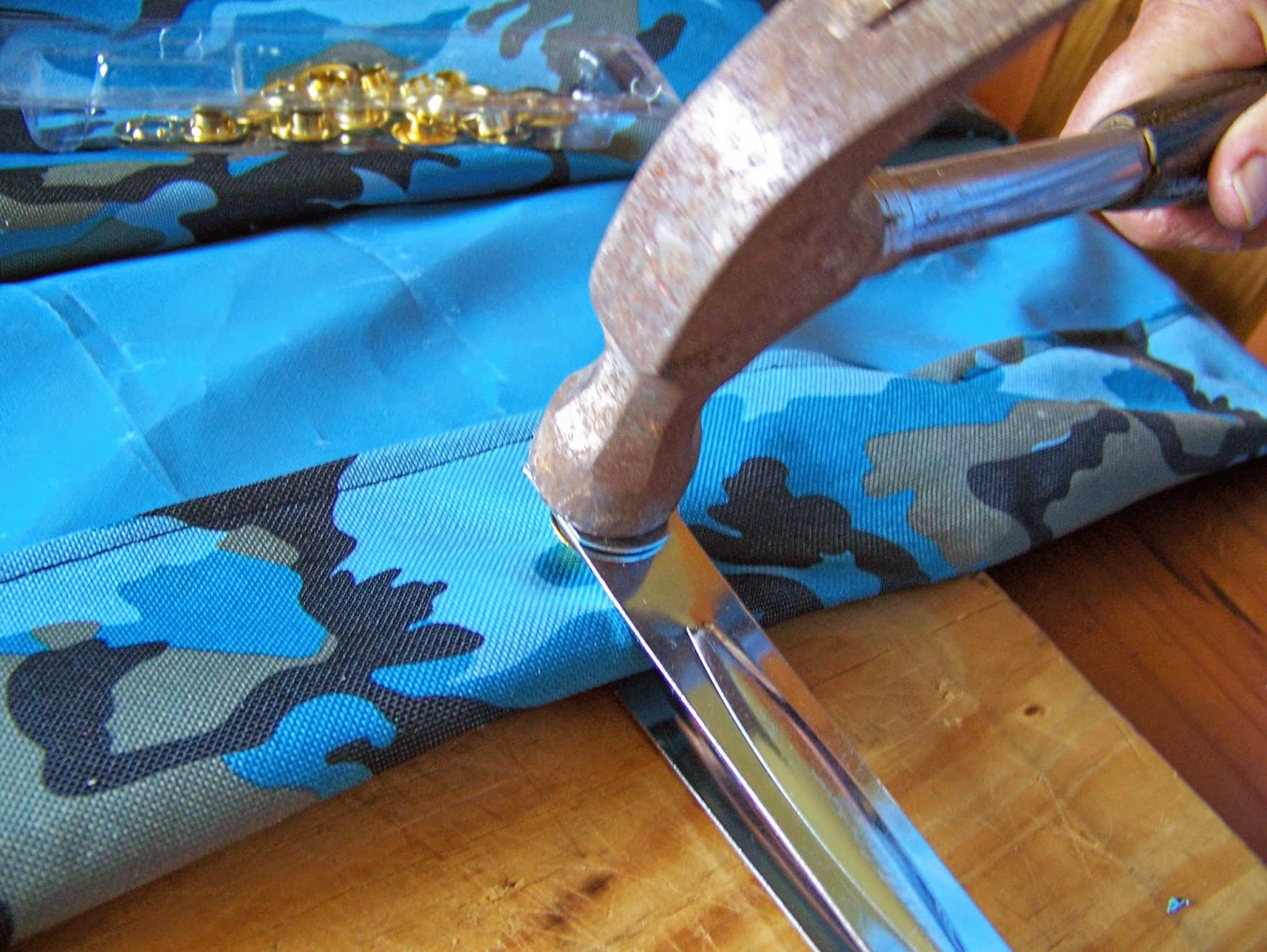A Pretty Talent Blog How to put grommets in your curtains