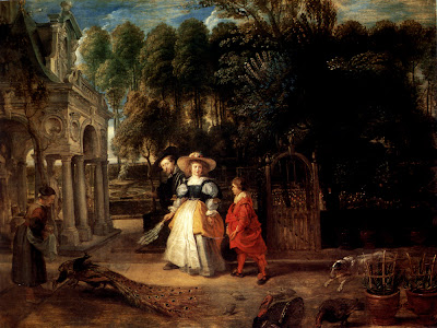 rubens and helene fourment in the garden