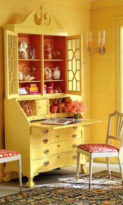 Decoración de Salas de color Amarillo | Cómo arreglar los Muebles en