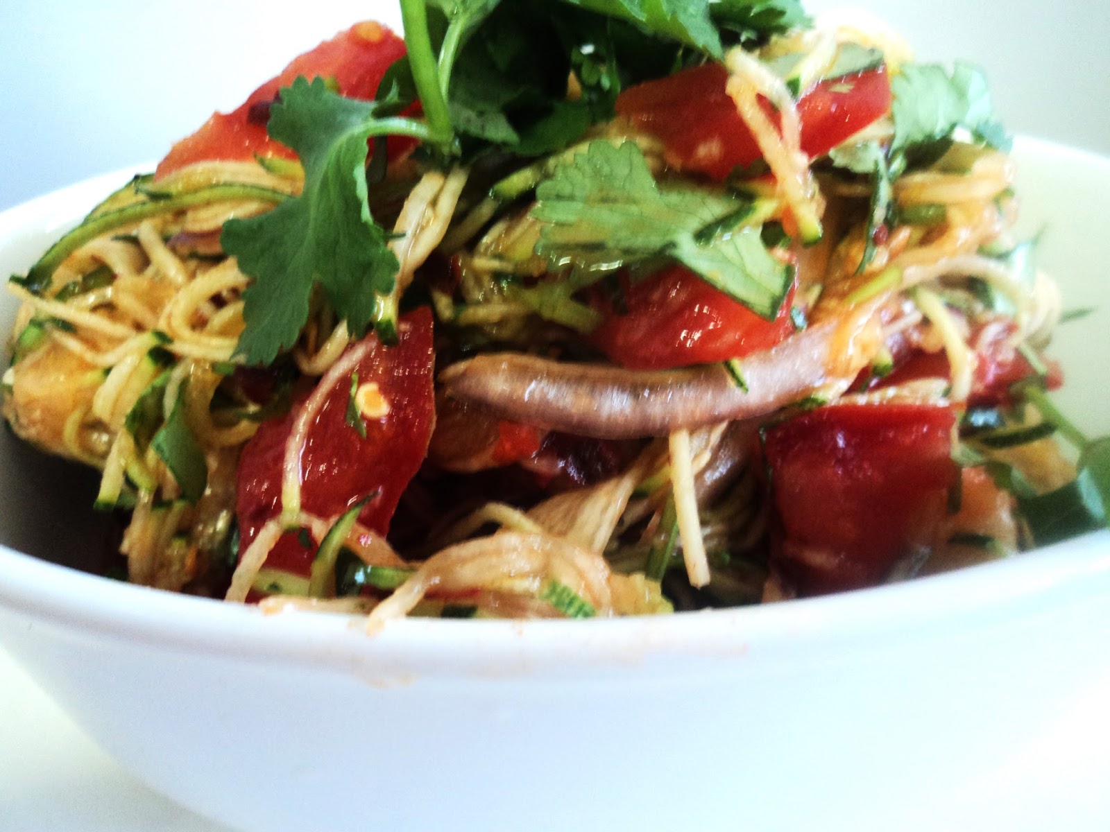 Raw Satay Noodles Recipe - Dinner in Five Minutes - Raw ...