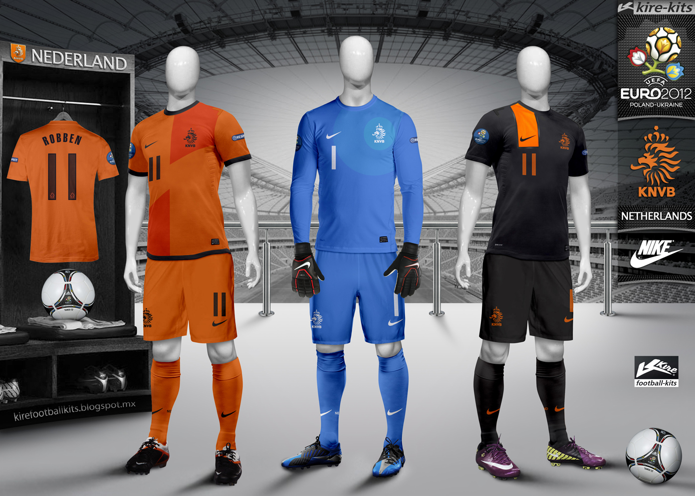 Kire Football Kits: Netherlands kits Euro 2012