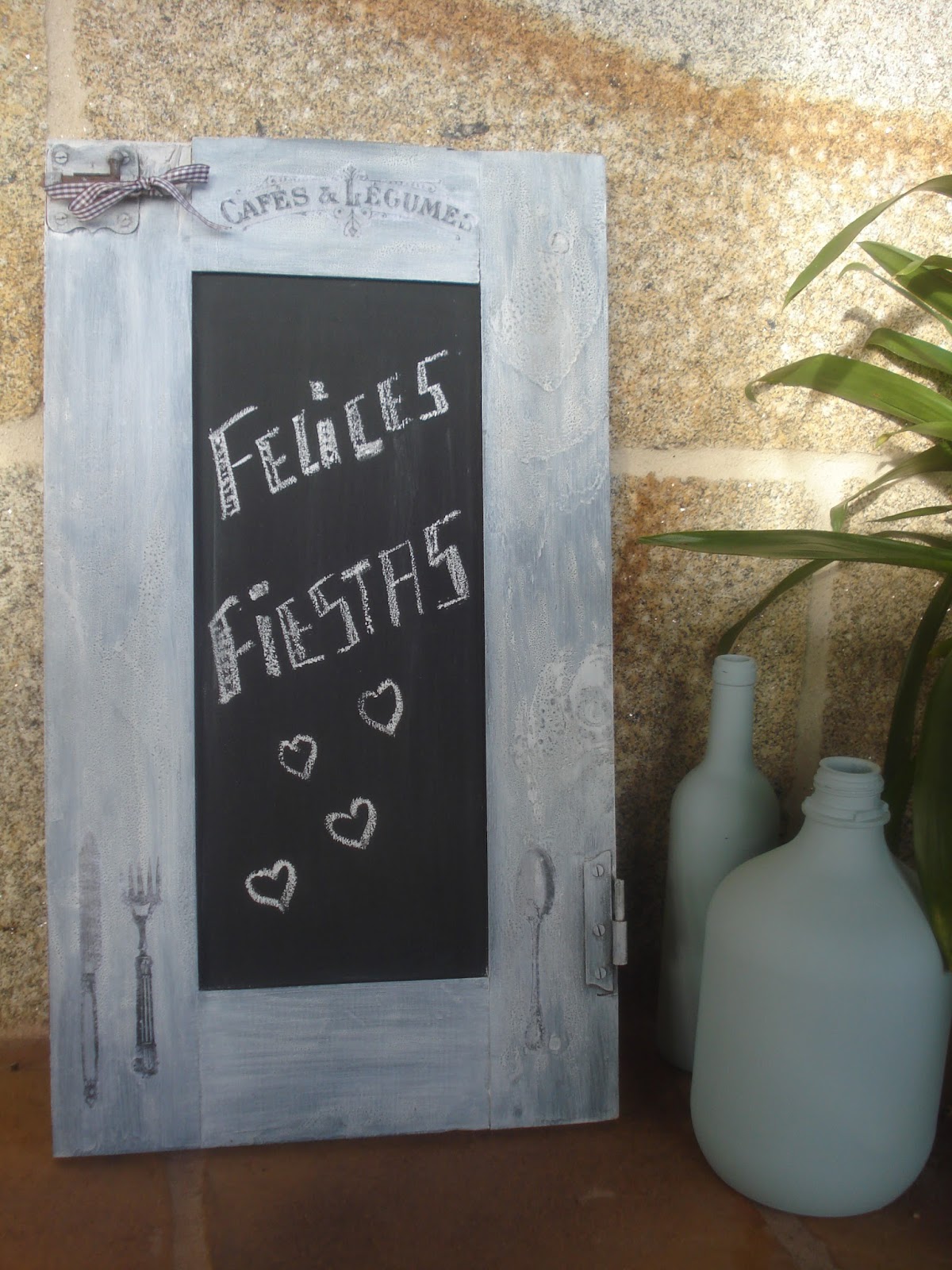 Xanela Vintage: DIY Pizarra para la cocina