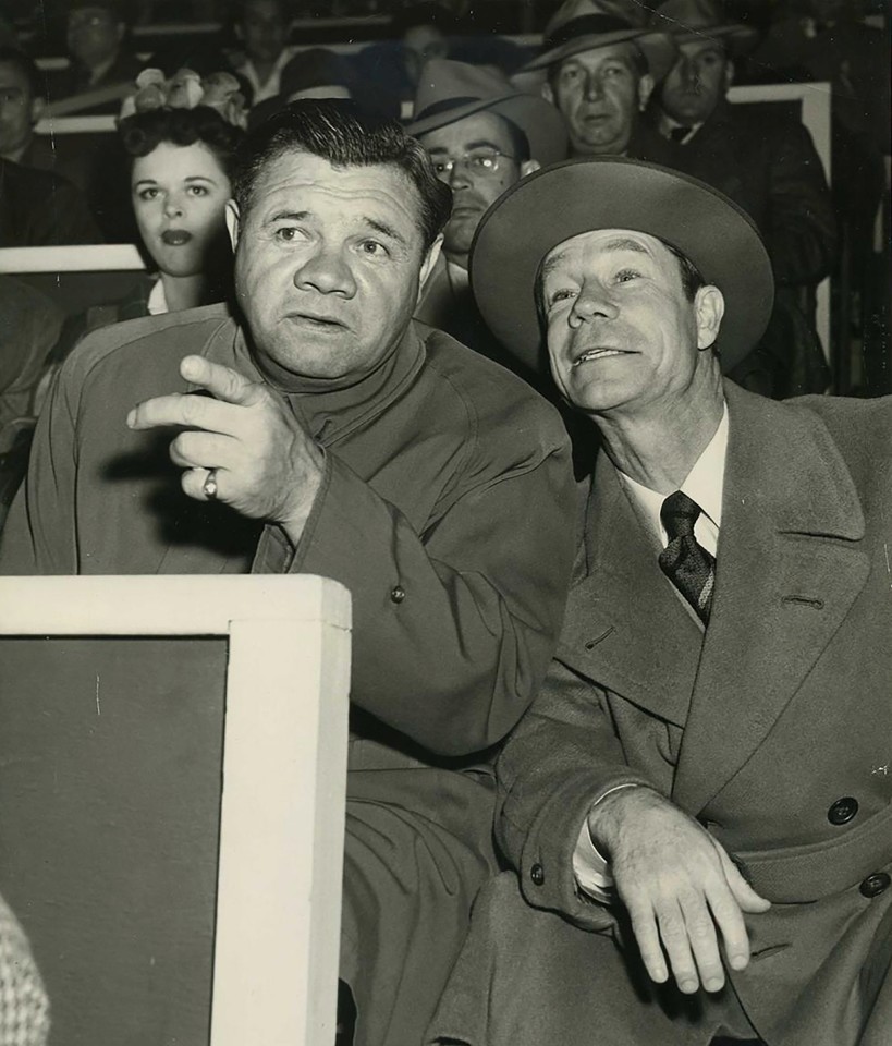 Babe Ruth & Joe E. Brown