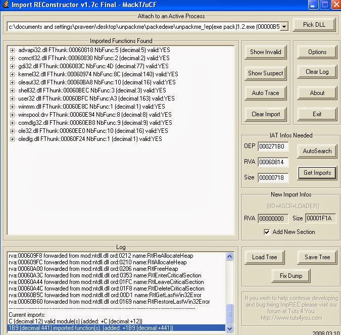 Security Unplugged !!! Manual Unpacking of AHpack(0.1) Packed Binary File