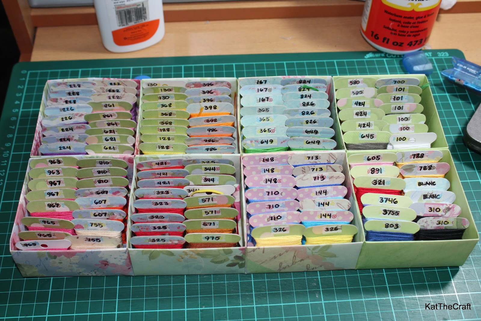 So Many Things to Do, So Little Time DIY Embroidery Floss Bobbins and