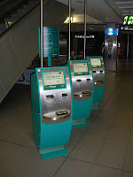 Check in Terminals at the airport