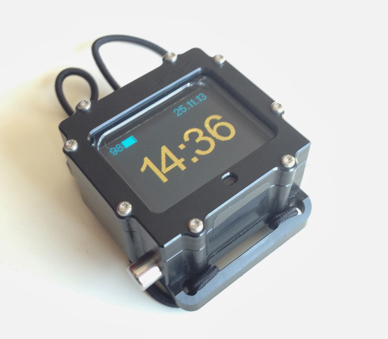 I Are Diver Review xDeep Black BT OLED bottom timer