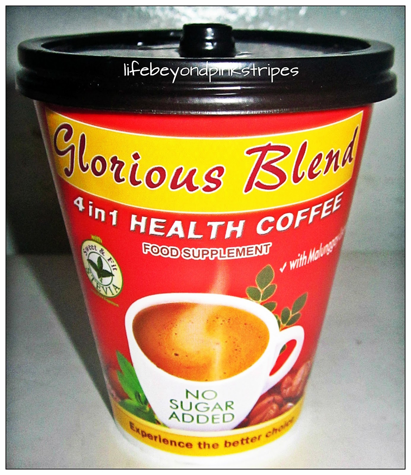 Beyond Pink Stripes Healthy Coffee? Try Glorious Blend 4in1 Coffee!