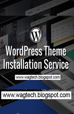 WordPress Theme Installation Service [Blog Design]