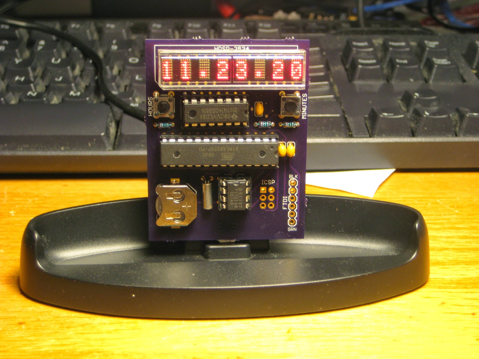 Wise time with Arduino New kit in store simple clock with HDSP2534