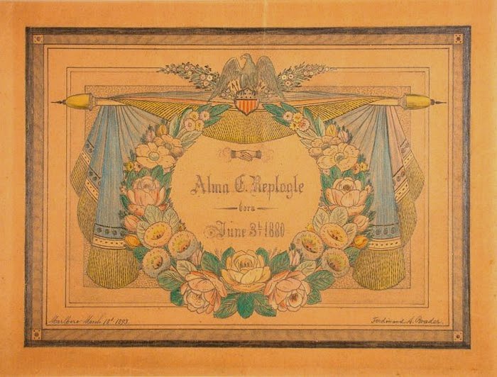 Birthday Commemorative, 1893