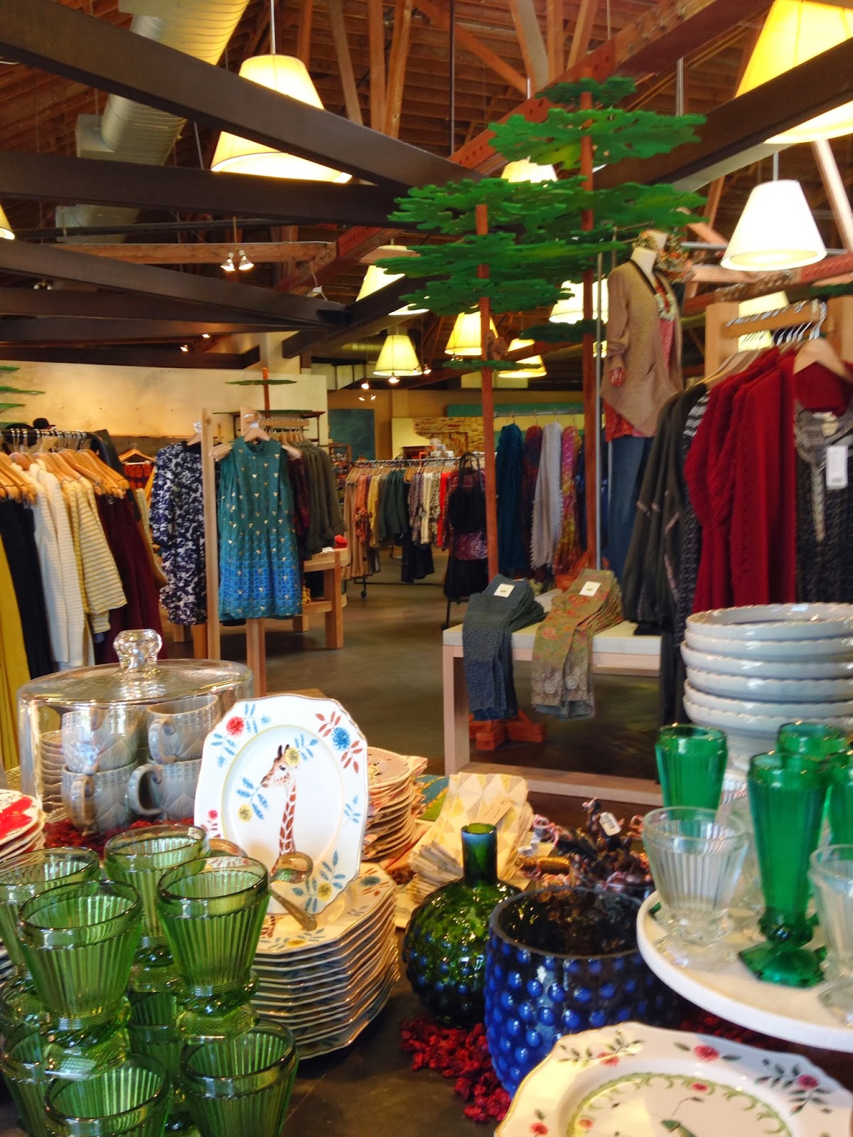 So I work at Anthropologie.