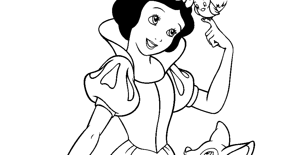 Snow White Coloring Pages Printable