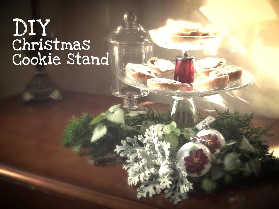 DIY Christmas Cookie/ Cupcake Stand Harlow & Thistle Home Design