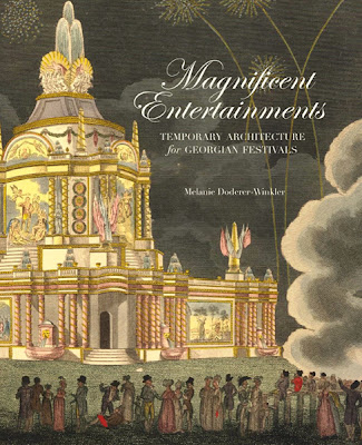 Book cover magnificent entertainments Temporary Architecture for Georgian festivals