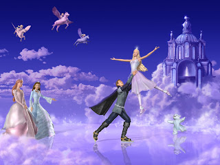dancing barbie with prince high resolution wallpaper image