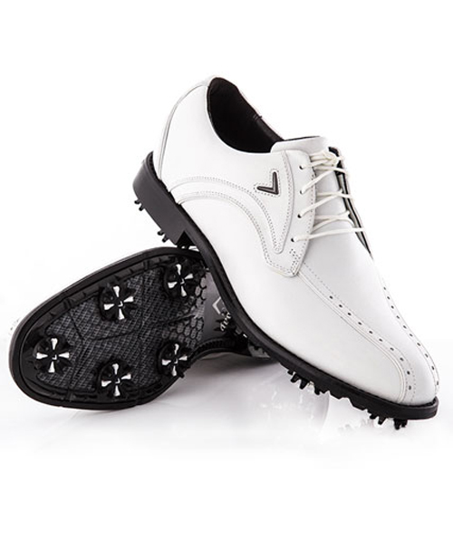 Men's Callaway FT Chev Blucher Golf Shoes White/White Hook of the Day