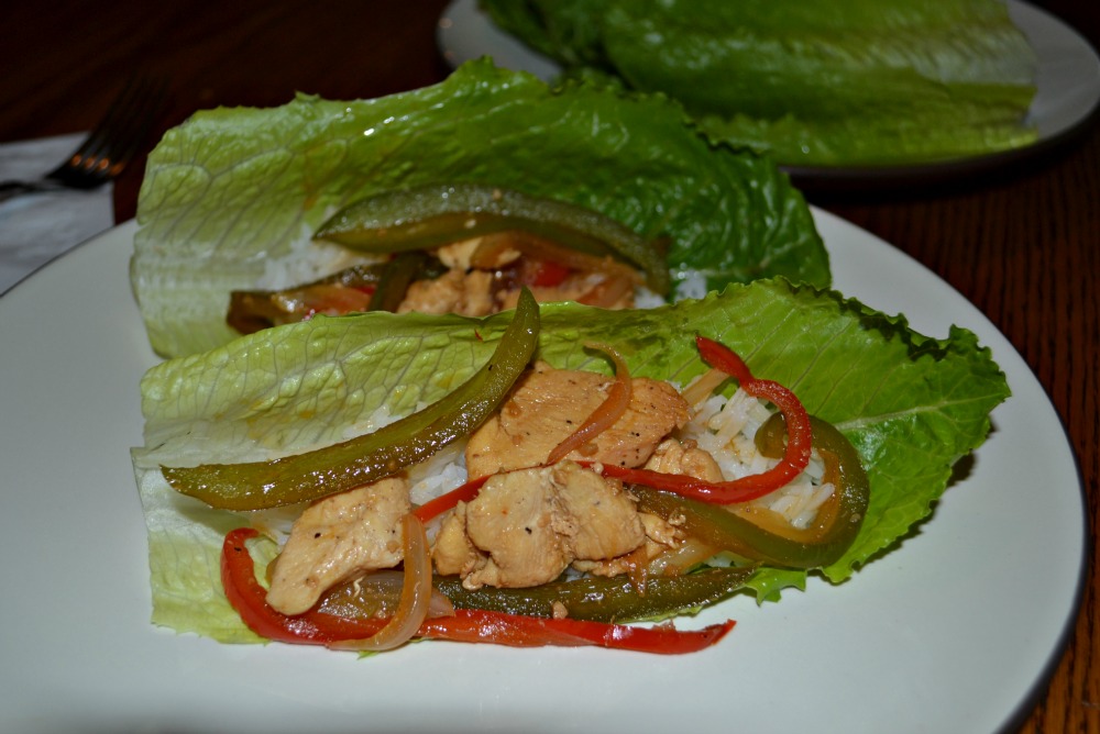 Chicken StirFry Lettuce Wraps (Secret Recipe Club) HezziD's Books and Cooks