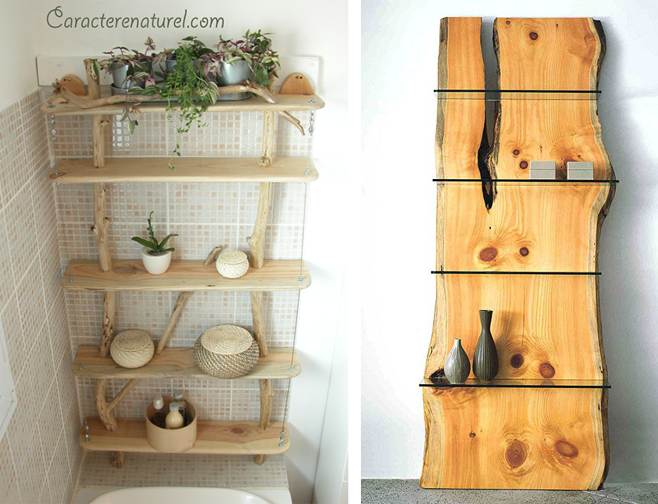 etagere en bois pour jardin