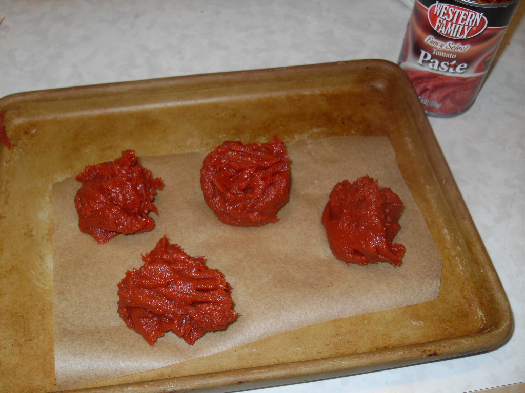 Nine for Dinner Freezing Tomato Paste