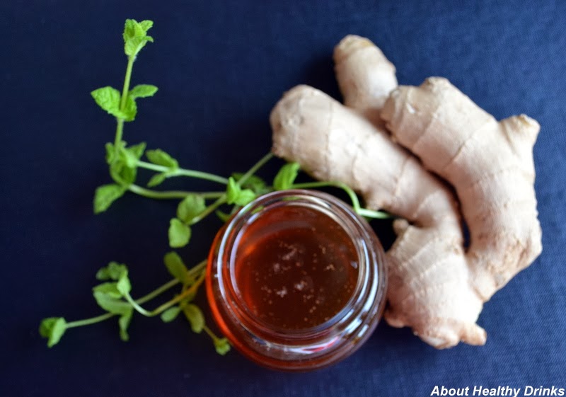 Fresh Ginger Mint Tea Benefits and How to make it About Healthy Drinks