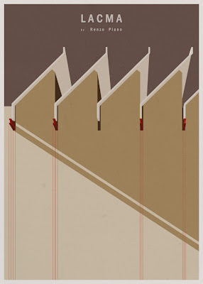 LACMA - Renzo Piano - Posters de Arquitectura Minimalistas de André Chiote