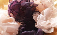 como hacer flores de organza