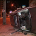 Taxista e passageira ficam feridos após acidente com carro em Curitiba