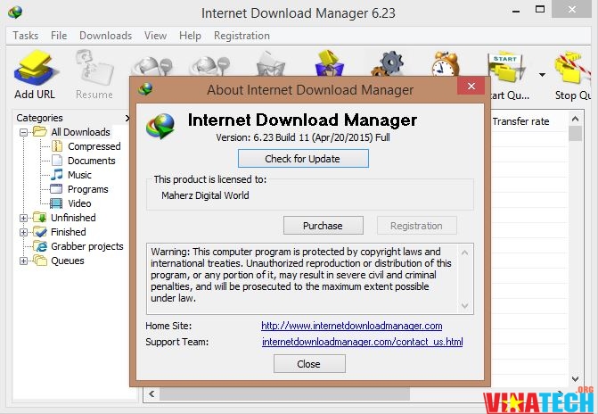 Internet Download Manager(IDM) 6.23 Build 11 Clean Crack [Fake Serial Fixed]