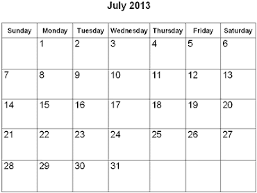 Supreme Court - July Calendar