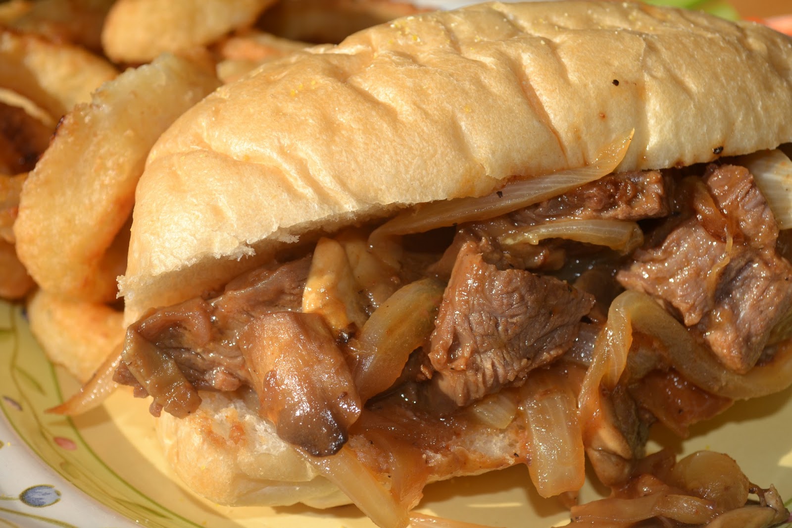Skillet BBQ Flank Steak Sandwiches