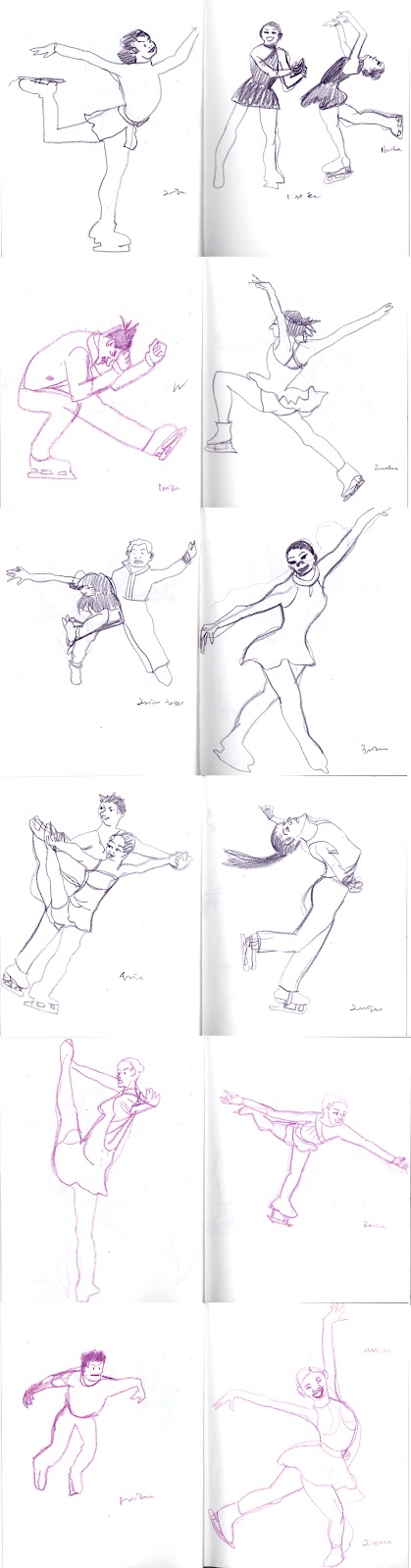 Figure Skating Drawing