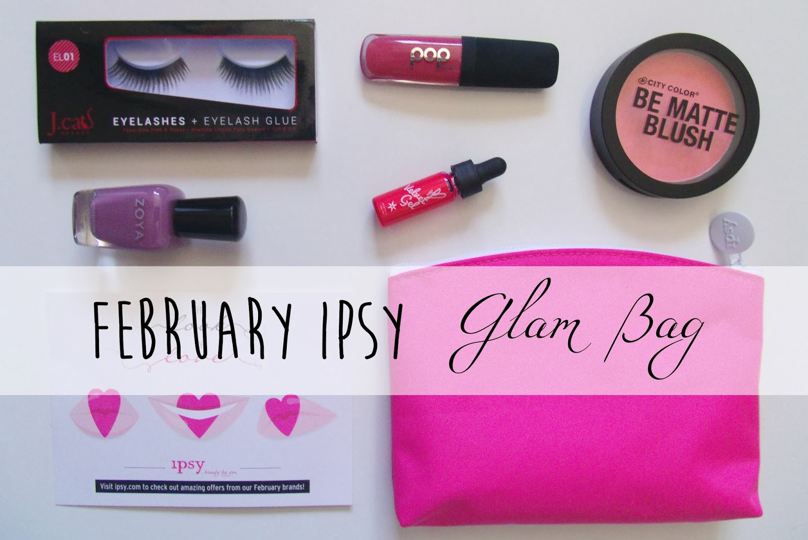 Sincerely, Sara Style & Books Ipsy Glam Bag {February 2014} + Mini