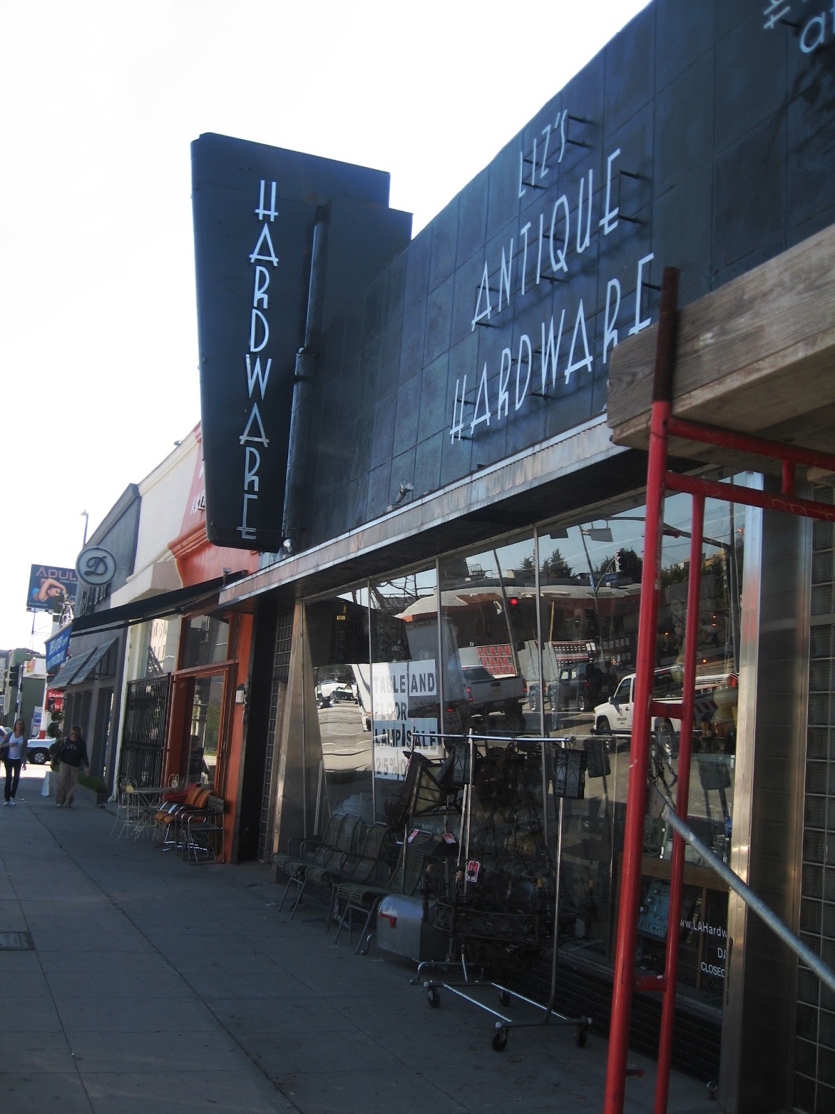 According to BRASWELL Walking on La Brea Ave. New Shops and Old