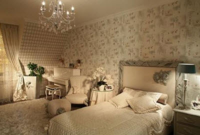 innenarchitektur design: Vintage-Stil Schlafzimmer