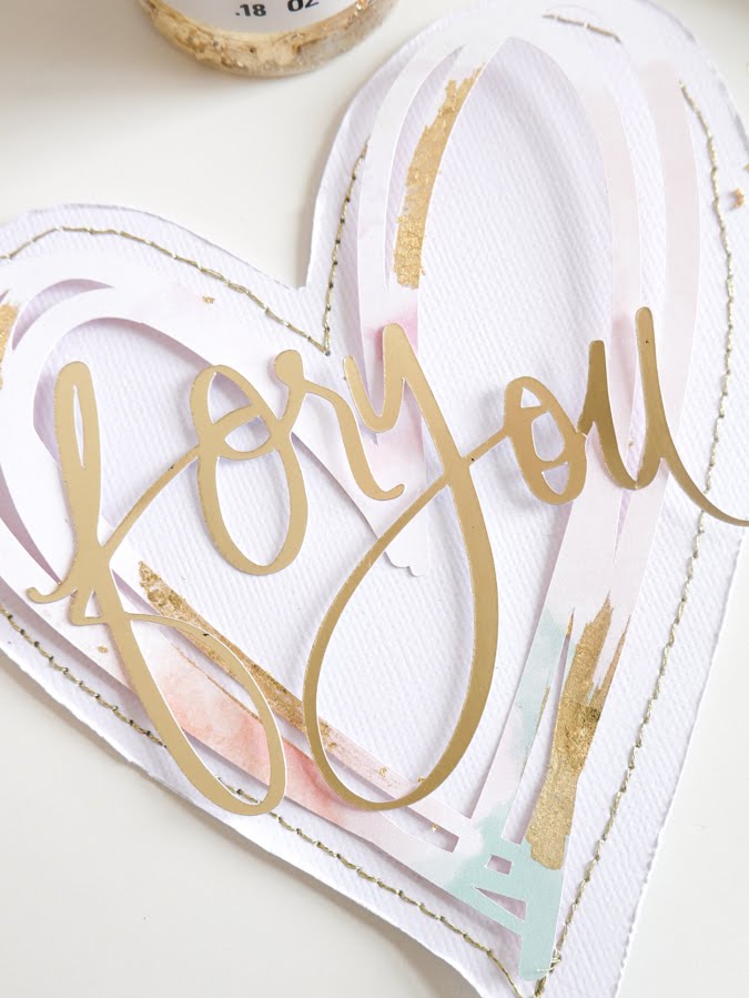 jamie pate how to foil flake valentine cards