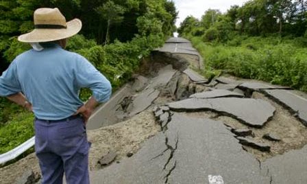 Pengertian Gempa bumi dangkal