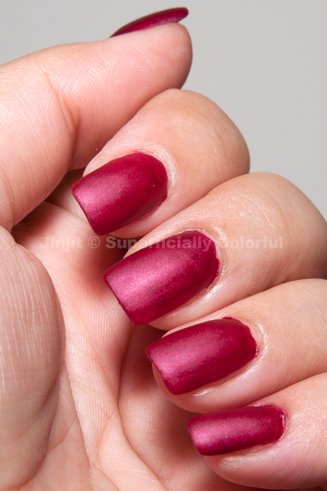 Superficially Colorful Top Coat Stamping