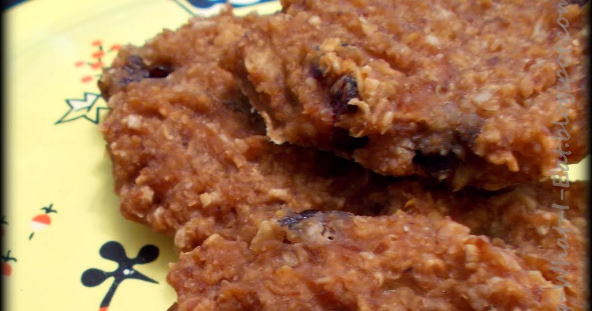 Watching What I Eat Oat Bran Breakfast Cookies