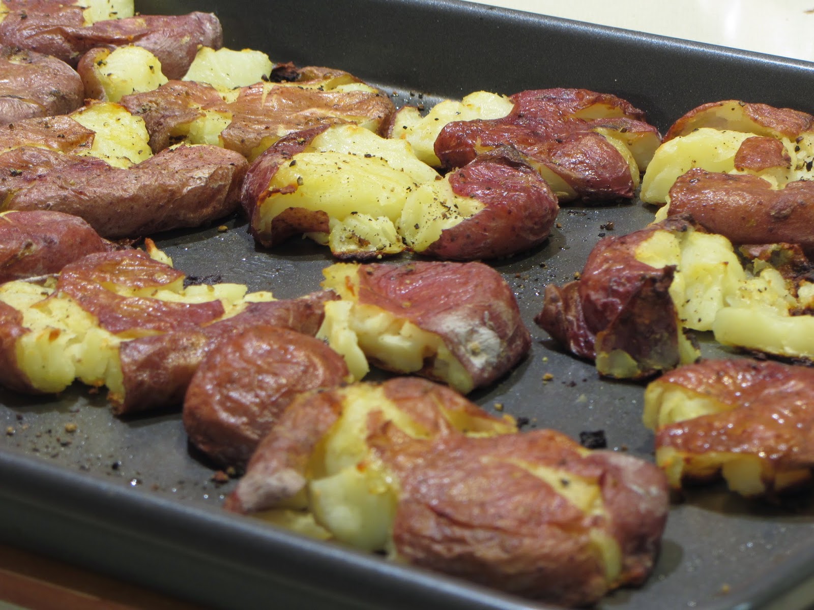 Tracy's Living Cookbook Roasted Salt and Vinegar Potatoes