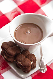 Galletas de cacao y crema de mantequilla