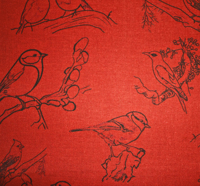 toile, designer fabric, costume textile, cotton, birds