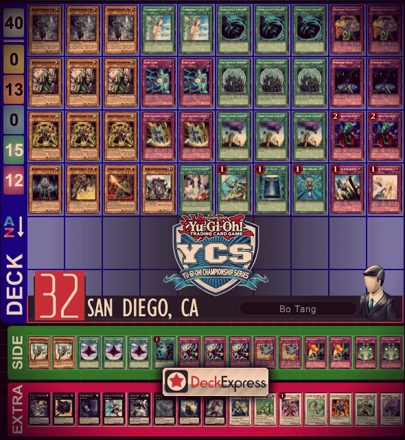 [Deck] YCS San Diego, Top 32: Bo Tang